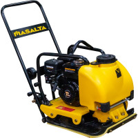 Бензиновая виброплита Masalta Dinking DK168, 6,5 л.с., 83 кг, бак, колеса, рама, коврик, MSR90-2 ВИБ173
