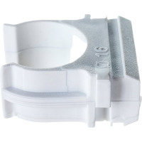 Крепеж-клипса для труб Урал ПАК белая, d16 мм, 10 шт. АТ-20116-010