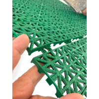 Покрытие для дорожек модульное универсальное ГеоПластБорд 330x330x10 мм, зеленое, 27 шт, зеленый УМП_330.330.10_з_27