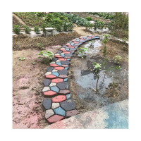 Форма для изготовления садовых дорожек ГеоПластБорд 50x50x6 см, 2 шт, черный ФИЗ_50.50.6_2