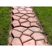 Форма для изготовления садовых дорожек ГеоПластБорд 50x50x6 см, 2 шт, черный ФИЗ_50.50.6_2