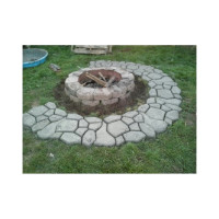 Форма для изготовления садовых дорожек ГеоПластБорд 50x50x6 см, 2 шт, черный ФИЗ_50.50.6_2