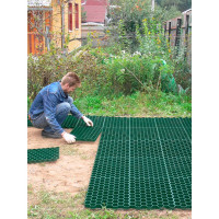 Газонная решетка ГеоПластБорд 544x344x34 мм, 6 шт., зеленая ГР_544.336.34_6