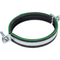 Комплект MAYER сантех. хомут со шпилькой 10x100 и дюбелем д/труб 4" (108-116 мм), гайка М10 140400100