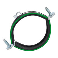 Комплект MAYER сантех. хомут со шпилькой 10x100 и дюбелем д/труб 2 1/2" (74-80 мм), гайка М10 14 0212 1/140212100