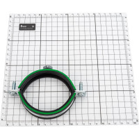 Комплект MAYER сантех. хомут со шпилькой 10x100 и дюбелем д/труб 2 1/2" (74-80 мм), гайка М10 14 0212 1/140212100