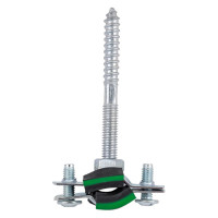 Комплект MAYER сантех. хомут со шпилькой 8x80 и дюбелем д/труб 1/4" (11-15 мм), гайка М8 14 0014 1/14 0014 18