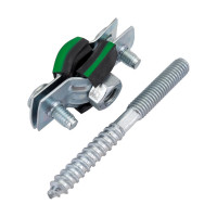 Комплект MAYER сантех. хомут со шпилькой 8x80 и дюбелем д/труб 1/4" (11-15 мм), гайка М8 14 0014 1/14 0014 18