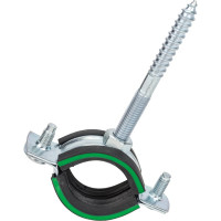 Комплект MAYER сантех. хомут со шпилькой 8x80 и дюбелем д/труб 1" (32-35 мм), гайка М8 14 0100 1/14 0100 18