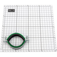 Комплект MAYER сантех. хомут со шпилькой 8x80 и дюбелем д/труб Ф55 (53-58 мм), гайка М8 14 0550 1/14 0550 18