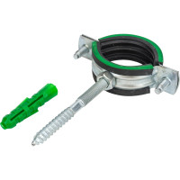 Комплект MAYER сантех. хомут со шпилькой 8x80 и дюбелем д/труб 1 1/4" (39-46 мм), гайка М8 14 0114 1/14 0114 18