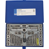 Набор метчиков и плашек Debever Machining Solutions 4NC40 - 1/2NF20, 40 предметов, дюймовая резьба DB-S-TDI5040