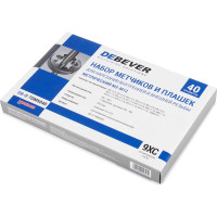 Набор метчиков и плашек Debever Machining Solutions М3-12, 40 предметов, метрическая резьба DB-S-TDM5040