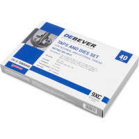 Набор метчиков и плашек Debever Machining Solutions М3-12, 40 предметов, метрическая резьба DB-S-TDM5040