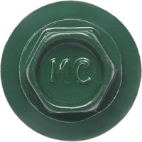 Кровельный саморез МЕТАЛЛСЕРВИС 4.8x35, RAL 6005, 200 шт. 1220568