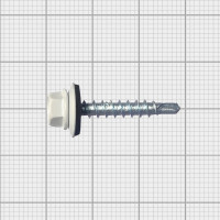 Кровельный саморез МЕТАЛЛСЕРВИС 4.8x29, RAL 9003, 200 шт. 1220556