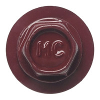 Кровельный саморез МЕТАЛЛСЕРВИС 5.5x19, RAL 3005, 100 шт. 1220589