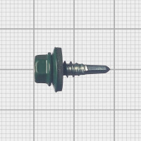 Кровельный саморез МЕТАЛЛСЕРВИС 5.5x19, RAL 6005, 100 шт. 1220591