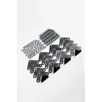 Стеллаж ООО ФУРАМА СТФ 2000x1000x500 мм, 7 полок, серый СТФ201050-7