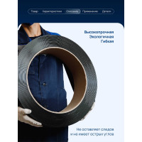 Лента ПЭТ ВОЛГА ПОЛИМЕР 15,5 x 0,89 мм 1250 метров 460 кгс, Т1023