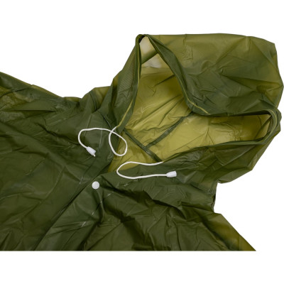 Дождевик-плащ Komfi зеленый, EVA, на кнопках, 110 мк 127279