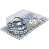 Набор стальных хомутов Boutte 25 мм - 2 шт., 30 мм - 2 шт., 35 мм - 2 шт. 0868001