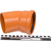 Отвод наружной канализации ХЕМКОР 110 мм 45 градусов 2491094 0 5981