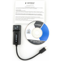 Сетевой адаптер Gembird Ethernet Type-C - Fast Ethernet adapter, NIC-U6