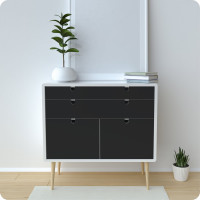 Аэрозольная краска Elcon для мебели и предметов декора, для металла, для пластика, для керамики, для стекла, для гипса, быстросохнущая, акриловая, черный бархат, аэрозоль 520 мл 00-00462266