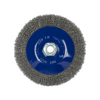 Кордщетка радиальная с наклоном, мягкая, 150 мм, М14 для МШУ ПРАКТИКА 799-925