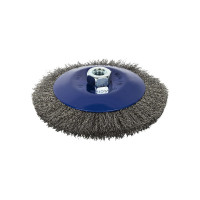 Кордщетка радиальная с наклоном, мягкая, 150 мм, М14 для МШУ ПРАКТИКА 799-925