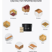 Антисептик для дерева Elcon лессирующий (пропитка для дерева) Base 0,9 л 00-00462307