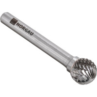 Борфреза твердосплавная форма D (6х4.7 мм; хвостовик 6 мм) NORGAU 077120060