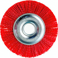 Щетка дисковая для УШМ (125x22.2 мм; проволока нейлон с абразивом) Кратон 1 11 02 021