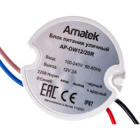 Блок питания Amatek AP-DW12/20 12В/2А 7000609