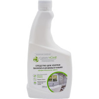 Средство для чистки душевых кабин и ванн CLEAN HOME запасной блок, 500 мл 514
