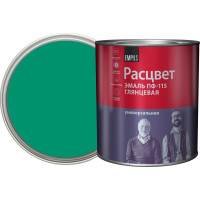Эмаль Расцвет ПФ-115 бирюзовая, 2.7 кг 9049