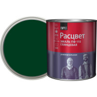 Эмаль Расцвет ПФ-115 темно-зеленая, 2.7 кг 9923