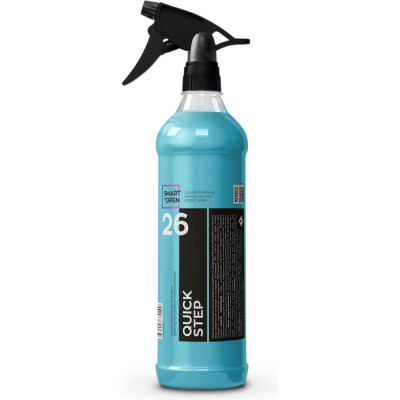 Универсальный очиститель интерьера и экстерьера авто, средство для очистки 26 QUICK STEP, 0,5 л Smart Open 152605