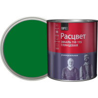 Эмаль Расцвет ПФ-115 зеленая, 2.7 кг 9214