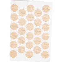 Заглушка на клею Локри пластина клен 50 шт. ЗКП клен