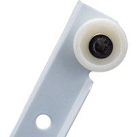 Роликовые направляющие Локри 400 мм, белые, 2 шт. EDS003-L 400 MM WHIT