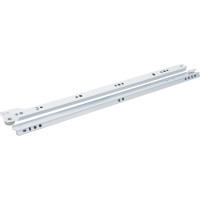 Роликовые направляющие Локри 450 мм, белые, 2 шт. EDS003-L 450 MM WHIT