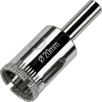 Коронка алмазная по керамике, плитке и стеклу 20 мм Diamond Industrial DIDCBC020