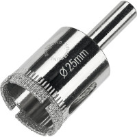 Коронка алмазная по керамике, плитке и стеклу 25 мм Diamond Industrial DIDCBC025