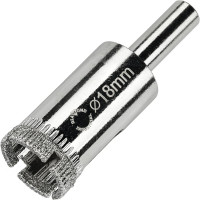 Коронка алмазная по керамике, плитке и стеклу 18 мм Diamond Industrial DIDCBC018