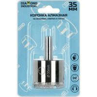 Коронка алмазная по керамике, плитке и стеклу 35 мм Diamond Industrial DIDCBC035