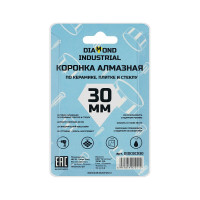 Коронка алмазная по керамике, плитке и стеклу 30 мм Diamond Industrial DIDCBC030