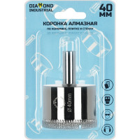 Коронка алмазная по керамике, плитке и стеклу 40 мм Diamond Industrial DIDCBC040