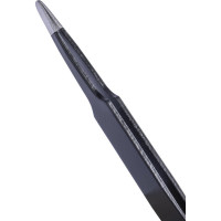 Прямой пинцет TDM ELECTRIC 120 мм, плоское жало 3 мм, блистер, серия "Рубин" SQ1025-0808